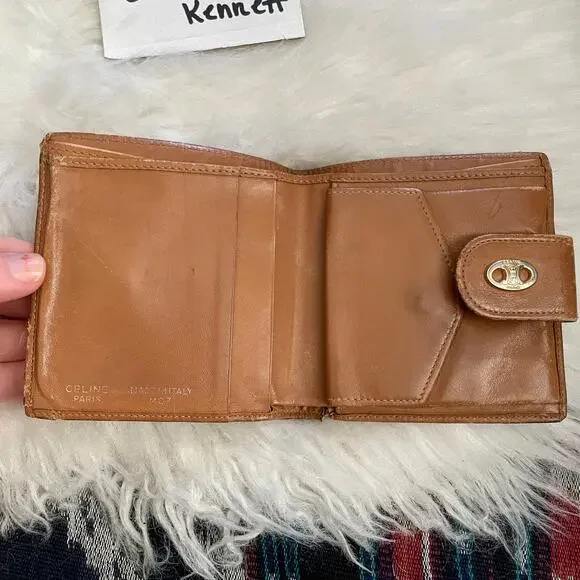 Céline Brown Compact Monogram Macadam Bifold Wallet - Picture 6 of 11
